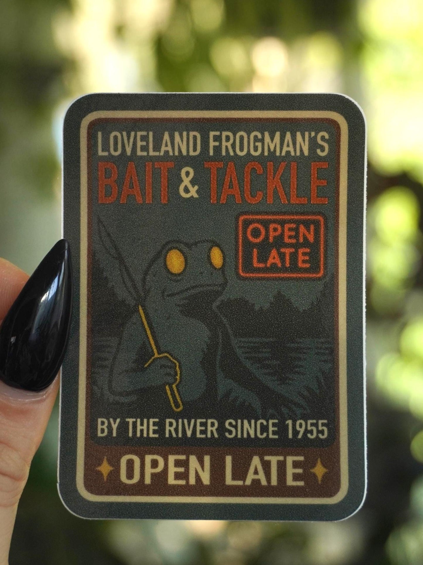 Loveland Frogman Sticker