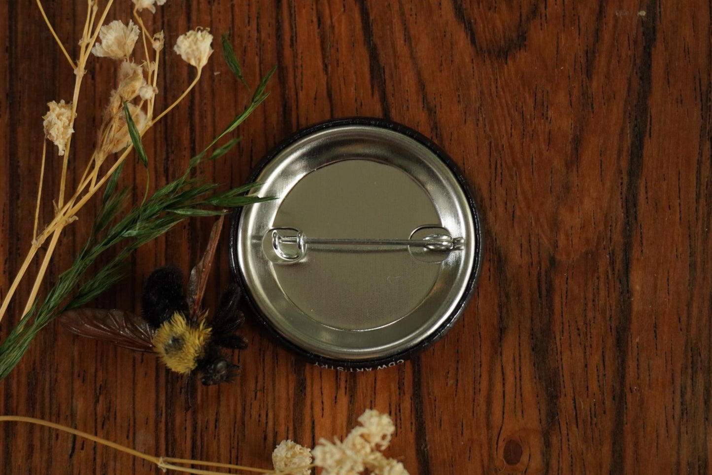 If You're Cold They're Cold Mothman Pin-Back Button