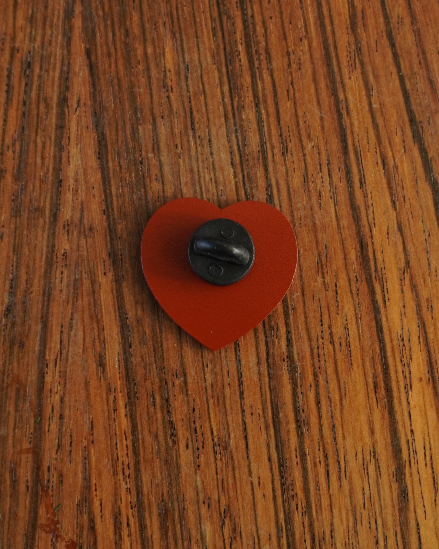 I Love Lamp Enamel Pin, Rubber Clutch