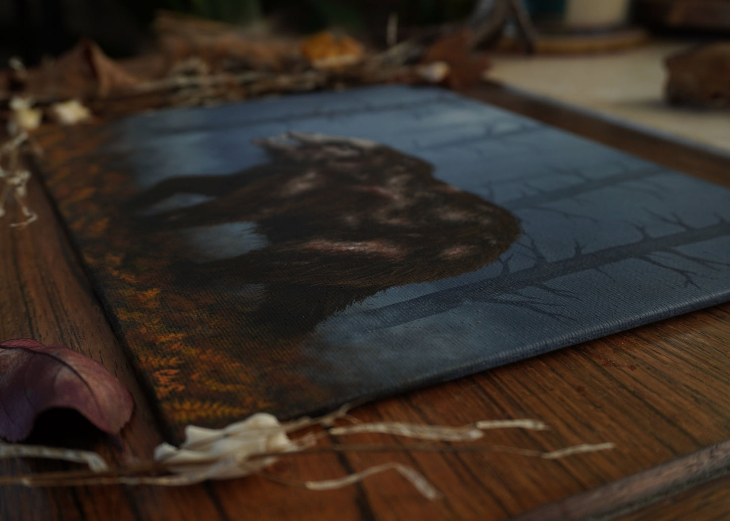 "Refracted" Mutant Bear Original Acrylic Painting