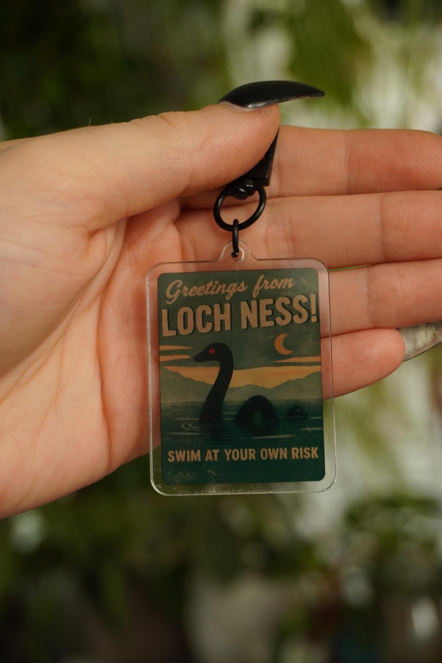 Loch Ness Acrylic Keychain