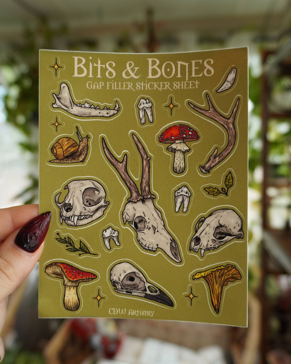 Bits & Bones Gap Filler Sticker Sheet