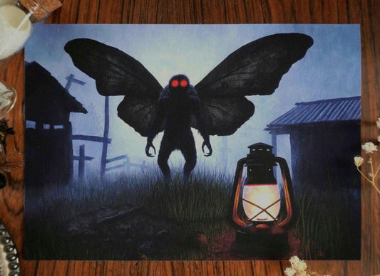 "The Omen" Mothman Fine Art Print