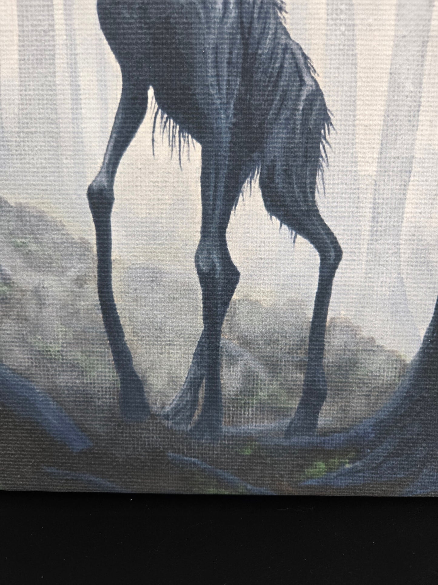 "Forest Guardian" Not-Deer Stretched Canvas Fine Art Print