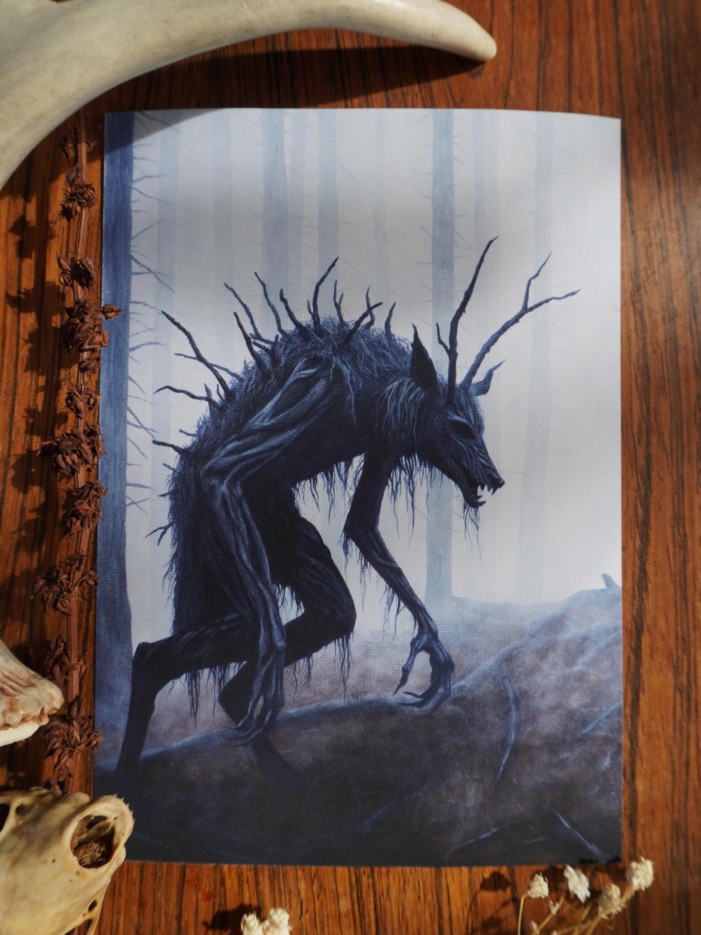 "The Hunter" Wolfman Fine Art Print