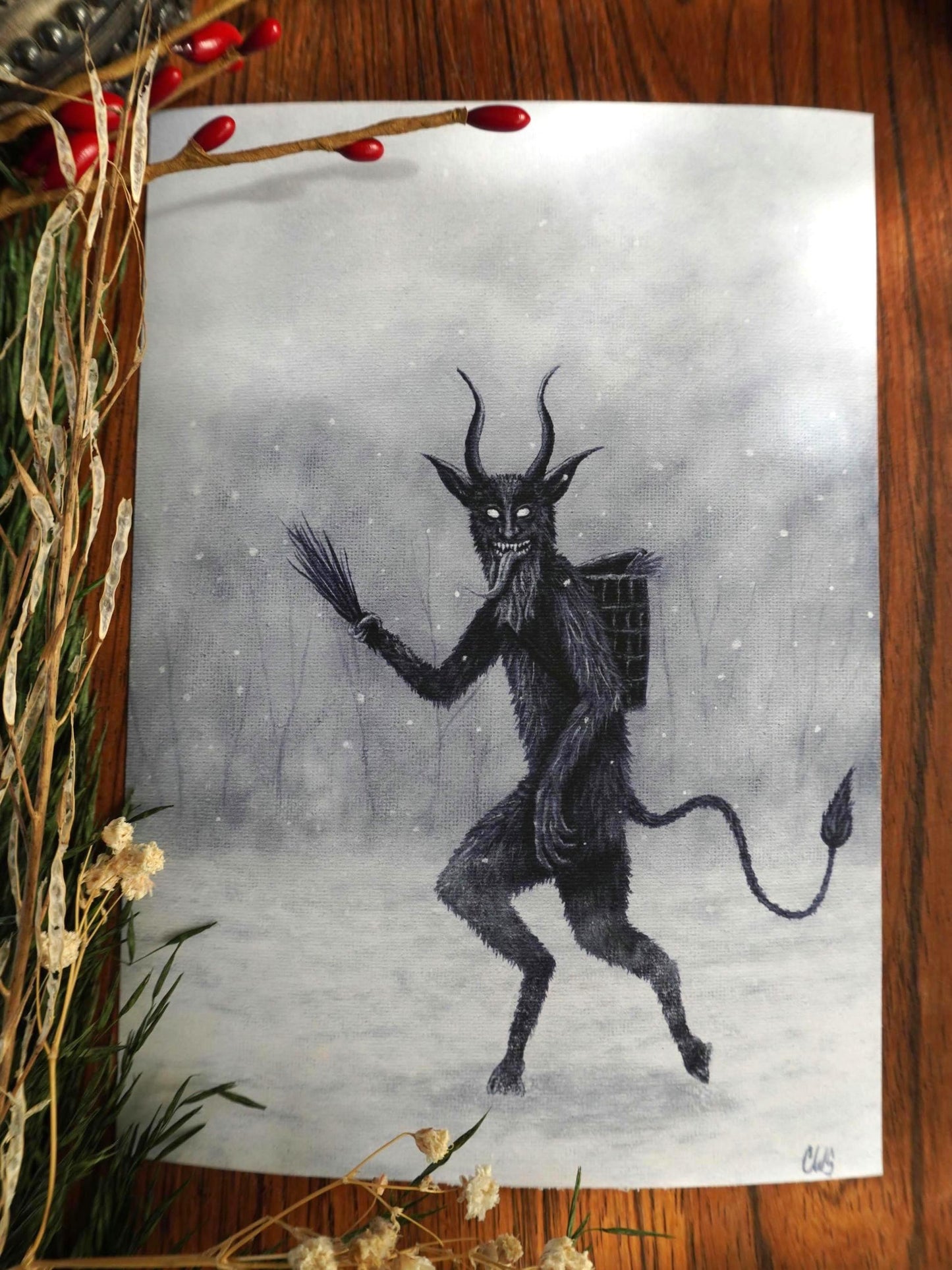 "The Reckoner" Krampus Fine Art Print