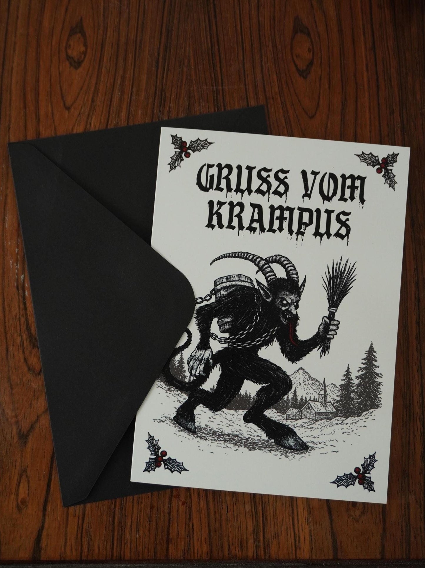 Gruss Vom Krampus Greeting Card