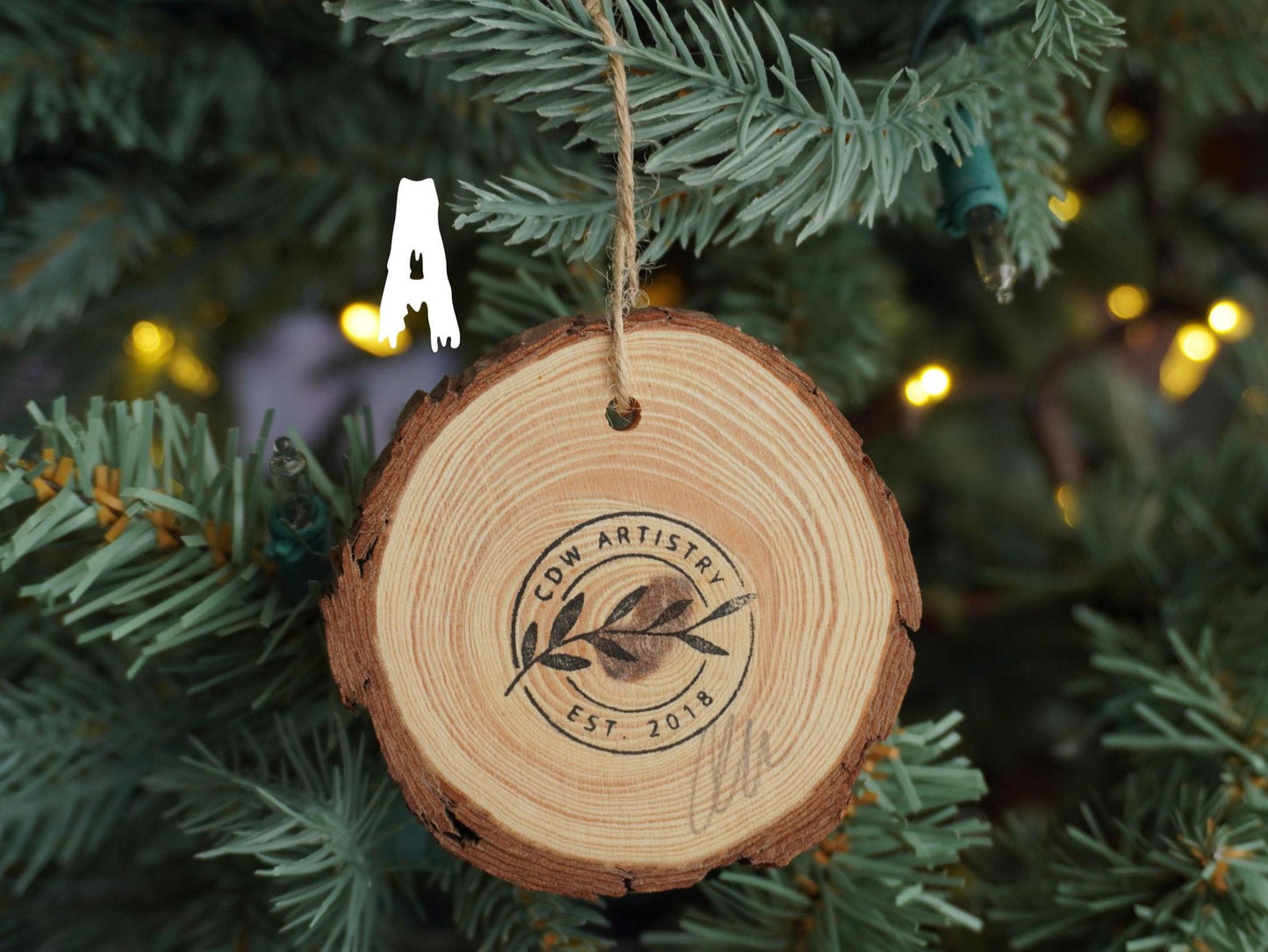 Mothman Hand Painted Wood Ornament, Holiday Decor, Gallery Wall