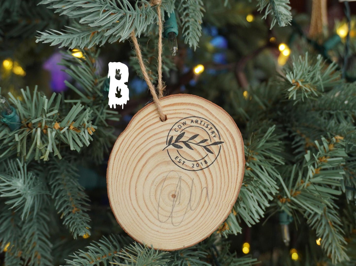 Mothman Hand Painted Wood Ornament, Holiday Decor, Gallery Wall