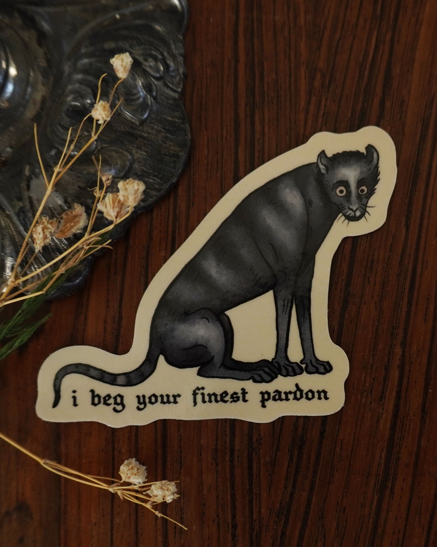 Beg Your Pardon Sticker