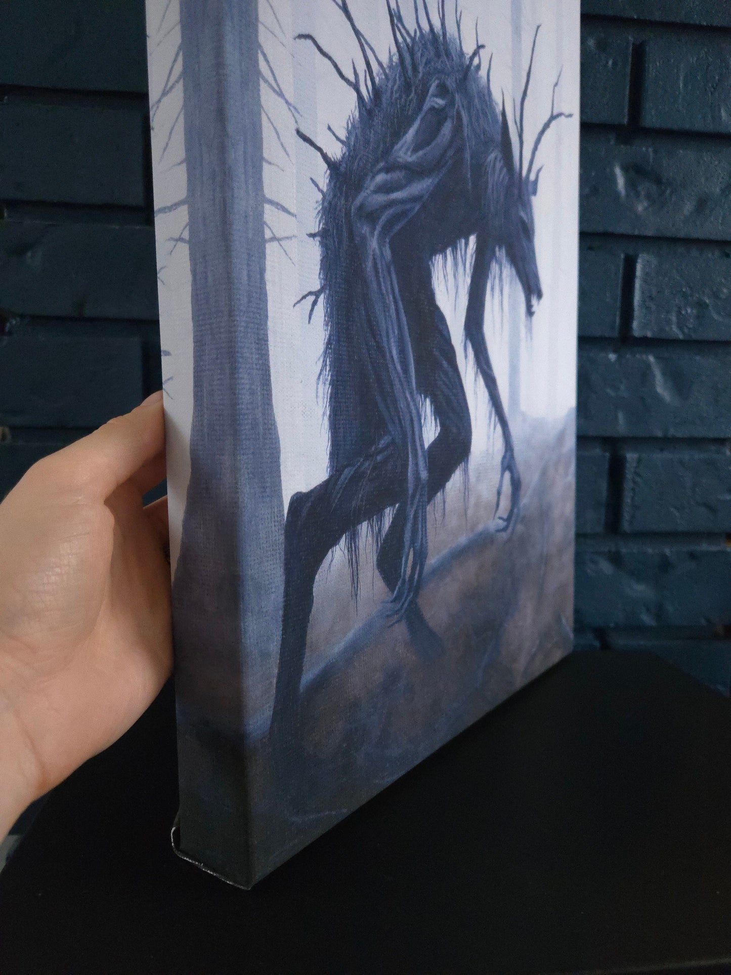 "The Hunter" Wolfman Canvas Fine Art Print