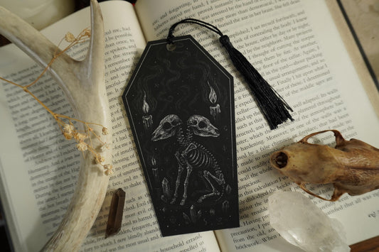 2 Headed Lamb Skeleton Bookmark