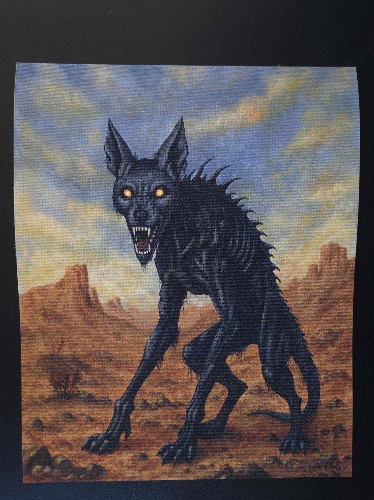 "Thirsted" Chupacabra Fine Art Print