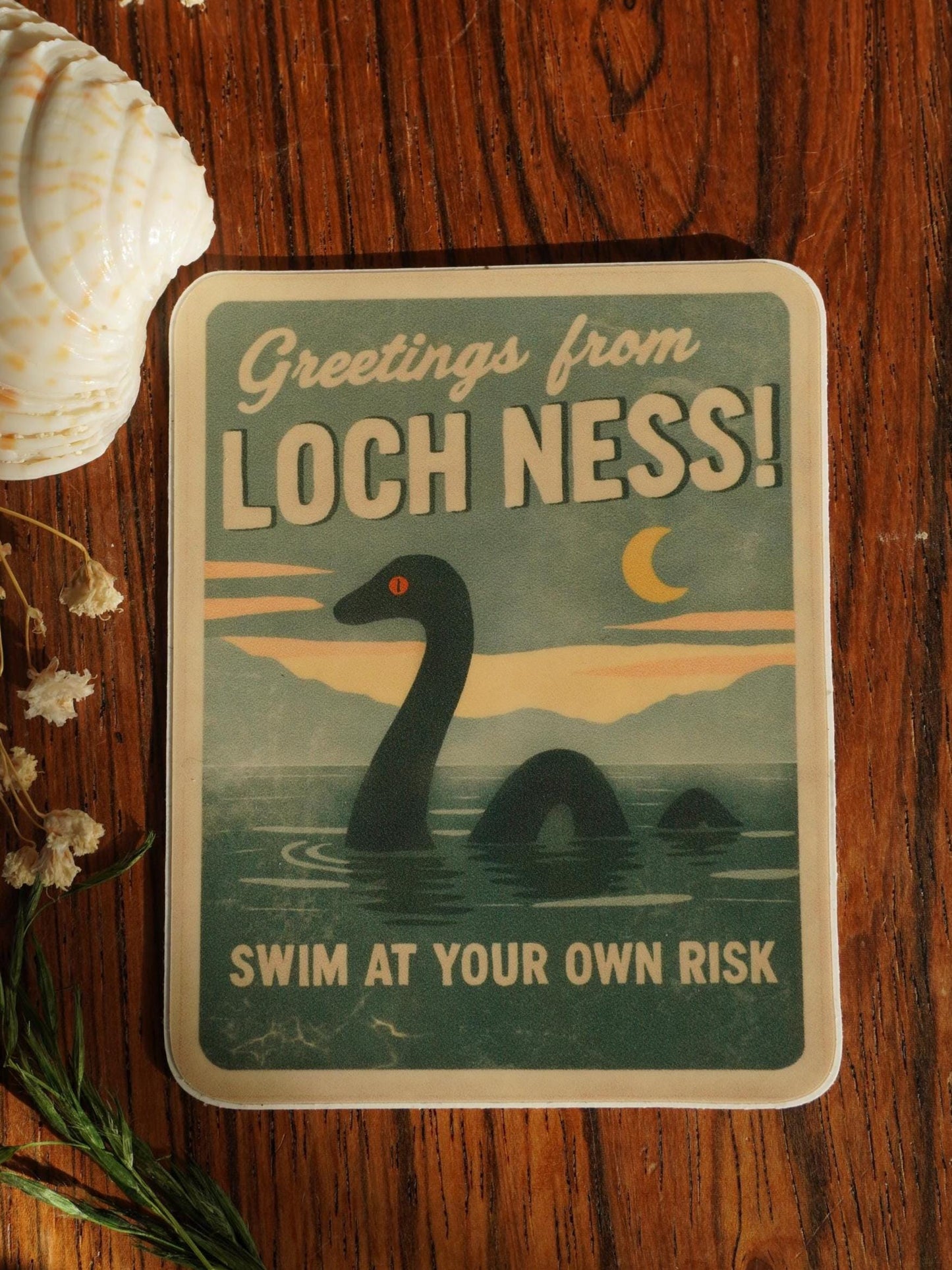 Greetings From Loch Ness Sticker