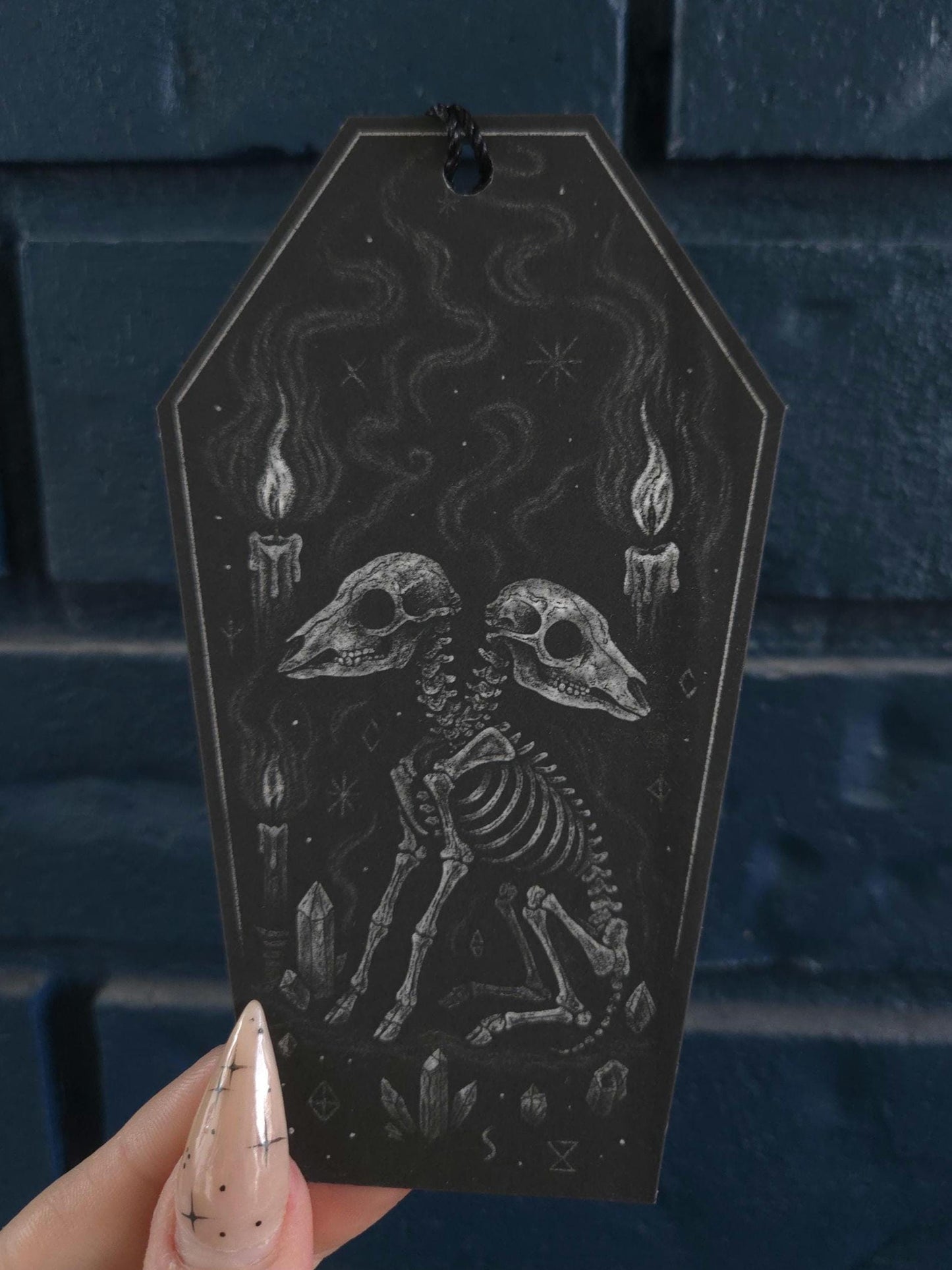 2 Headed Lamb Skeleton Bookmark