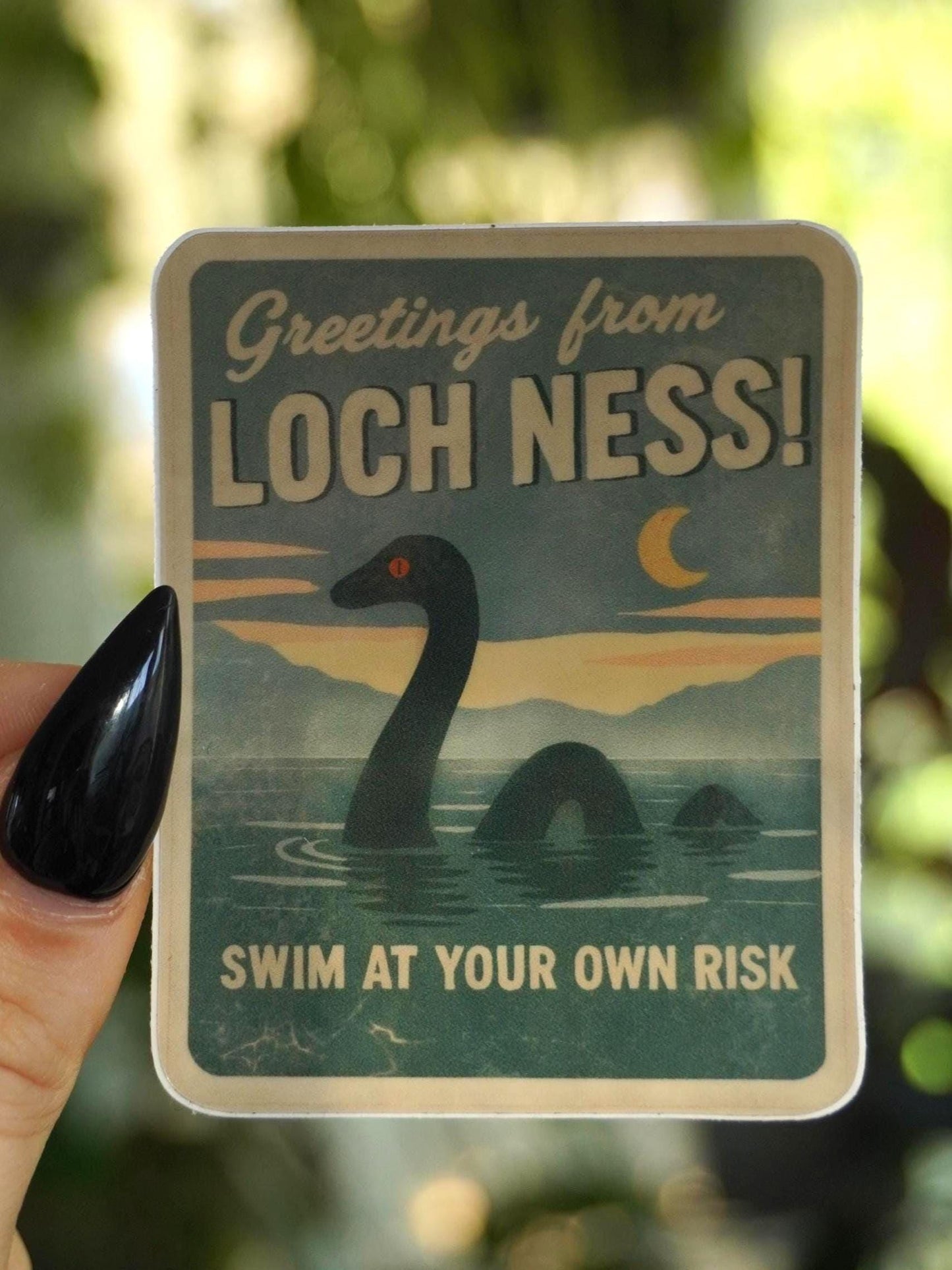 Greetings From Loch Ness Sticker