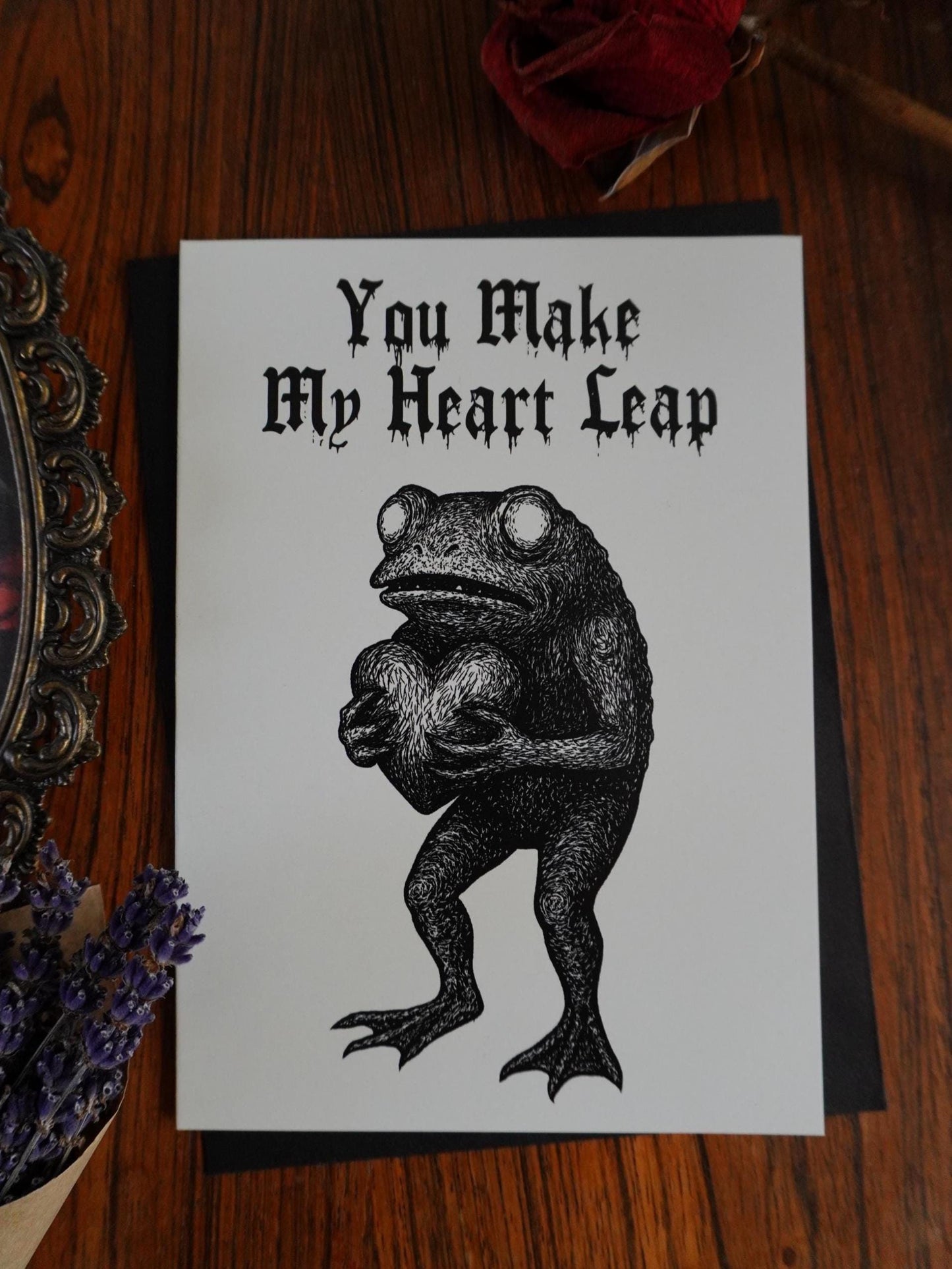 You Make My Heart Leap Loveland Frogman Greeting Card