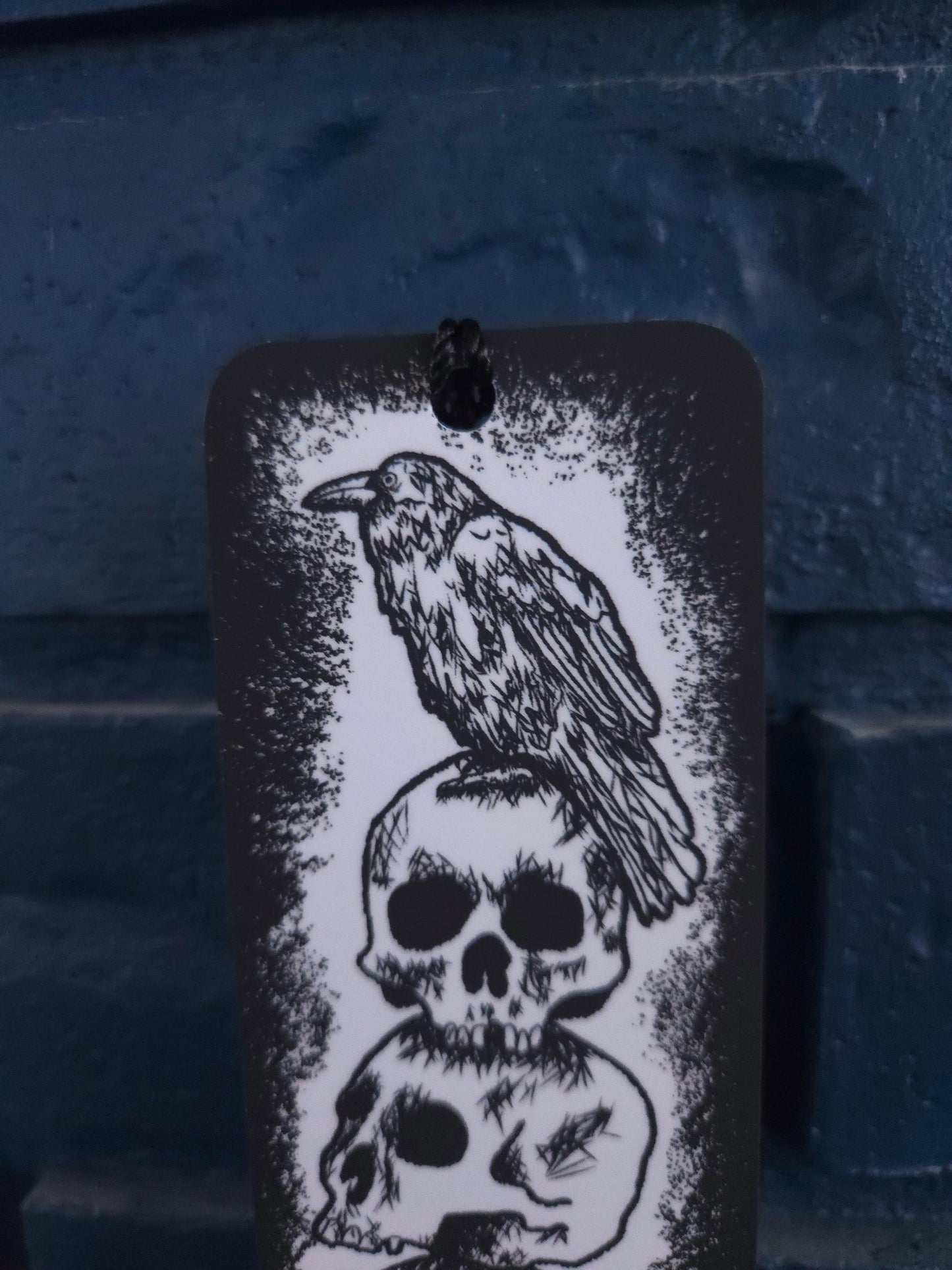Skulls and Crow Bookmark