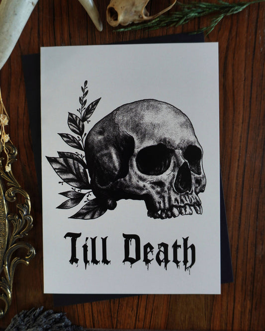 Till Death Greeting Card
