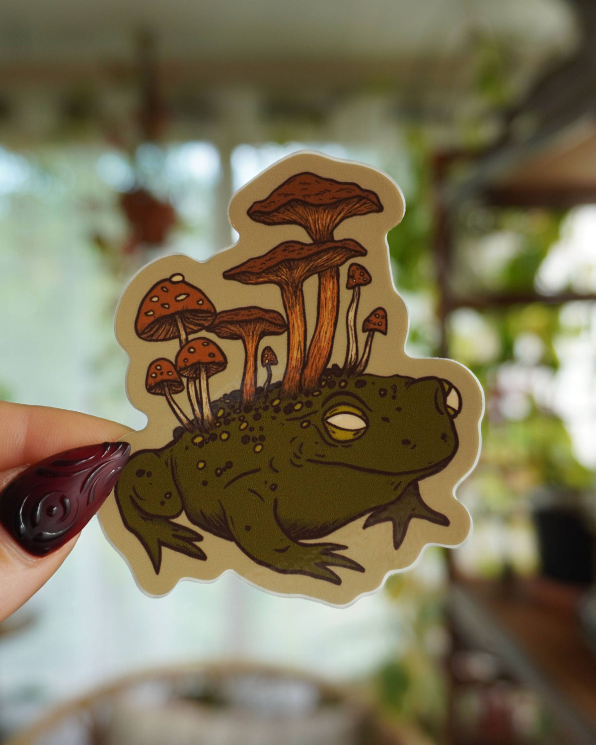 Mushroom Toad Sticker