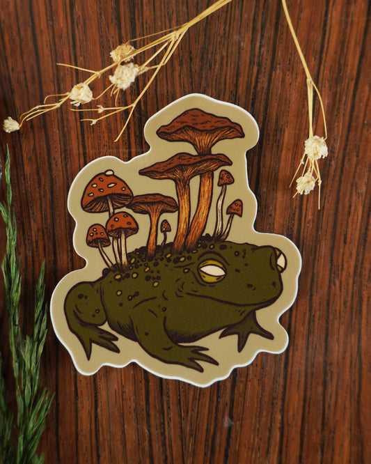 Mushroom Toad Sticker